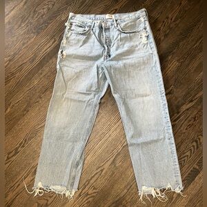 Agolde distressed boyfriend jeans